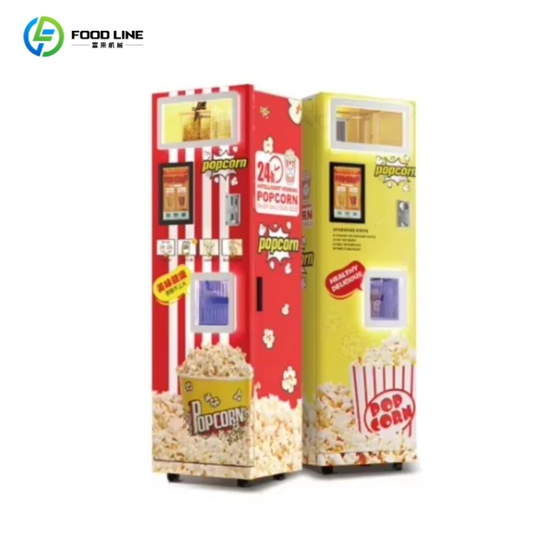 Popcorn Vending Machine - Özelleştirilmiş Çok Satan Tuzlu Tatlı Patlamış