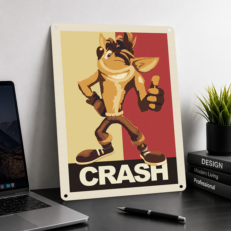 Crash Bandicoot Dokulu Posterl - Arcade Quest incelemesi ve fiyatı