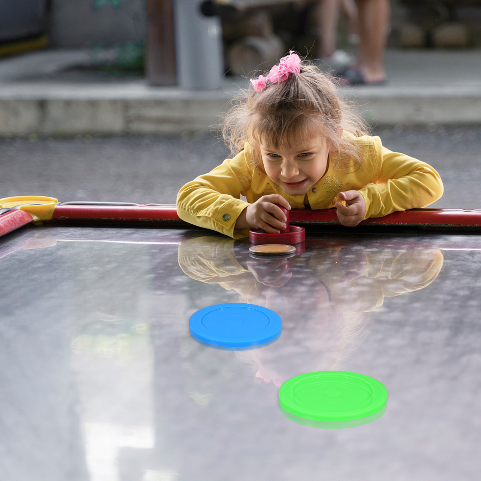 5 adet hava hokeyi diskleri çi - Air Hockey Table incelemesi ve fiyatı