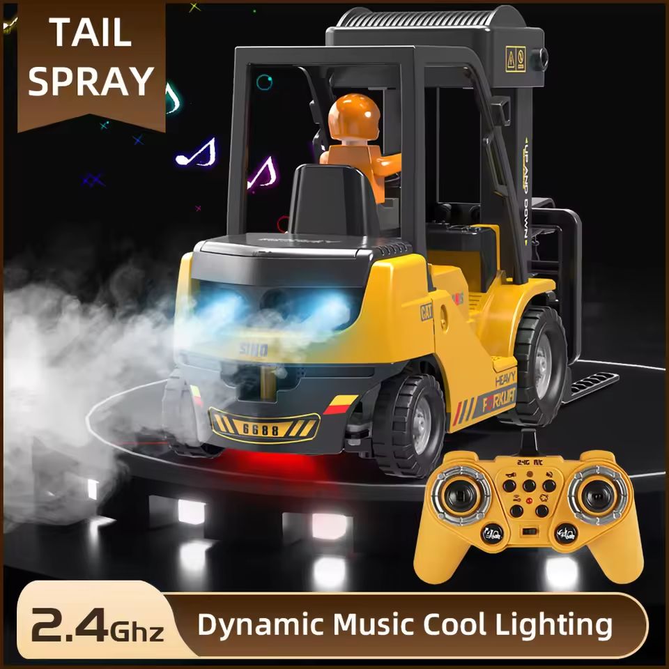 Mini RC Kamyonlar Forklift 2.4 - Claw Crane Machine incelemesi ve fiyatı