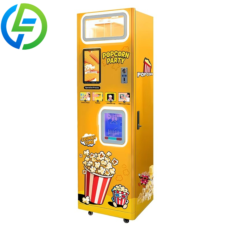 Özelleştirilmiş Sıcak Hava Tam - Popcorn Vending Machine incelemesi ve fiyatı