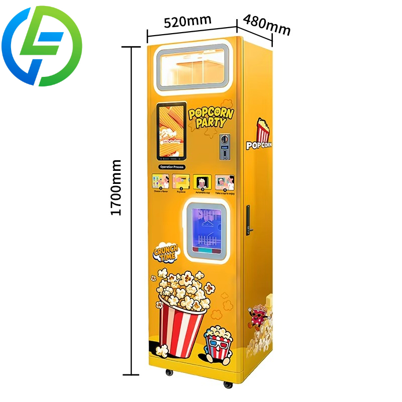 Özelleştirilmiş Sıcak Hava Tam - Popcorn Vending Machine incelemesi ve fiyatı