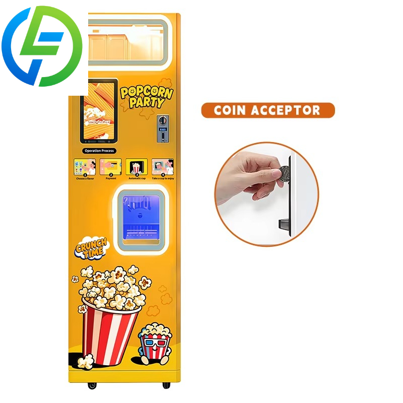 Özelleştirilmiş Sıcak Hava Tam - Popcorn Vending Machine incelemesi ve fiyatı